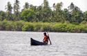 Fishing along the backwaters